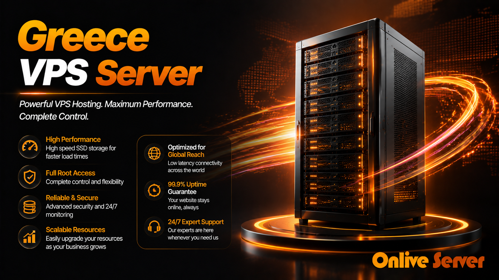 Get Greece VPS Server with Amazing Services by OnliveServer