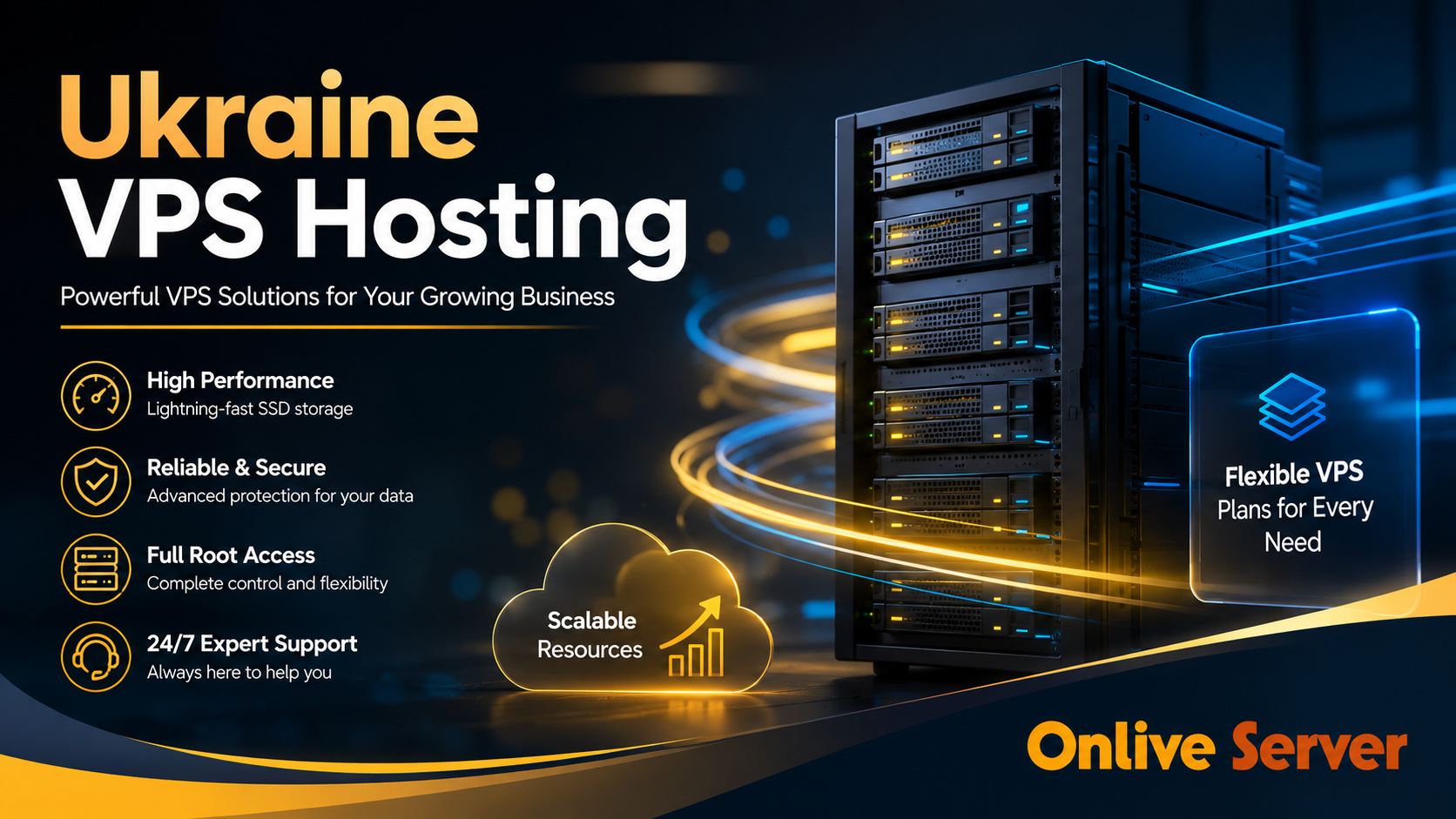Get a Fast Speed & High Security & Flexibility with Ukraine VPS Hosting